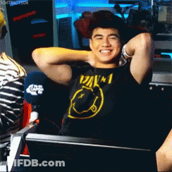 Man In Nirvana Shirt Smiling GIF