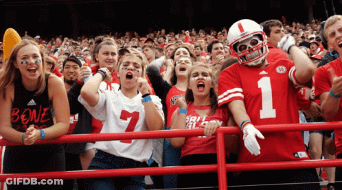 Man In Number 1 Jersey In Front Of Crowd GIF