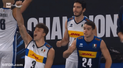 Man In Number 24 Jersey Next To Another Man GIF
