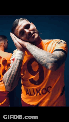Man In Number 9 Ali Koc Jersey GIF
