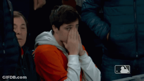 Man In Orange Astros Jersey GIF