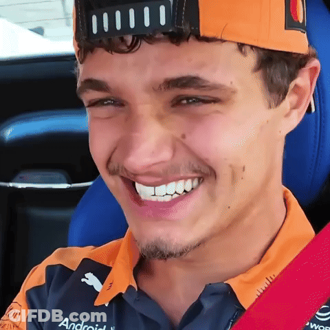 Man In Orange Hat And Android Shirt Smiling GIF