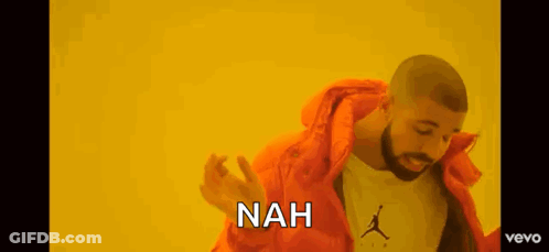 Man In Orange Jacket Dancing Nah GIF