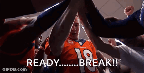 Man In Orange Jersey Number 18 GIF