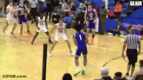 Man In Orange Jersey Number 4 GIF