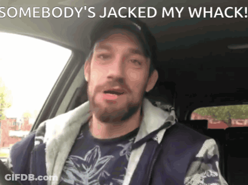 Man In Orange Shirt Saying That's Whack GIF