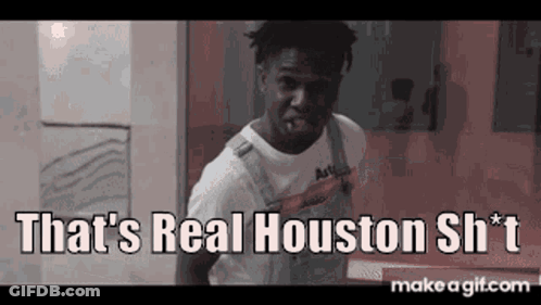 Man In Overalls Smoking That's Real Houston Sh*t GIF