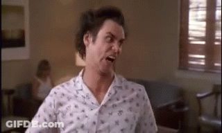 Man In Pajama Shirt Making Funny Face GIF