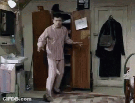 Man In Pajamas Dancing GIF