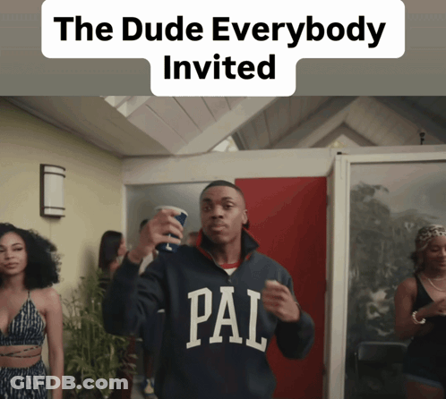 Man In Pale Sweatshirt Holding Cup GIF