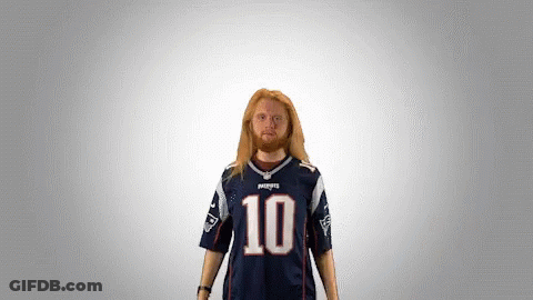 Man In Patriots Jersey Number 10 GIF