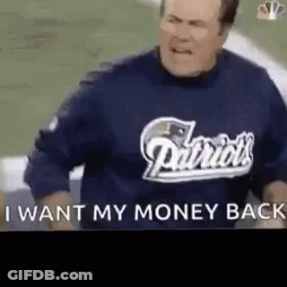 Man In Patriots Jersey Standing On Field GIF