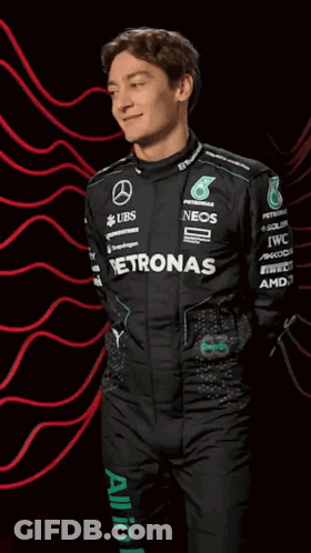 Man In Petronas Racing Suit GIF