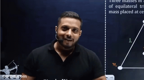 Man In Physics Walla Shirt GIF