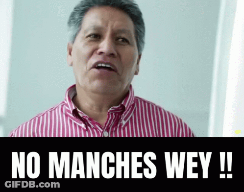 Man In Pink And White Striped Shirt Saying No Manches Wey GIF