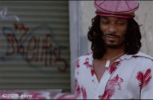 Man In Pink Hat By Snoop Dogg Sign GIF
