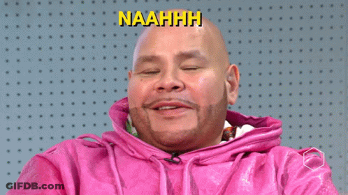 Man In Pink Hoodie Smiling Saying Naahhh Man GIF
