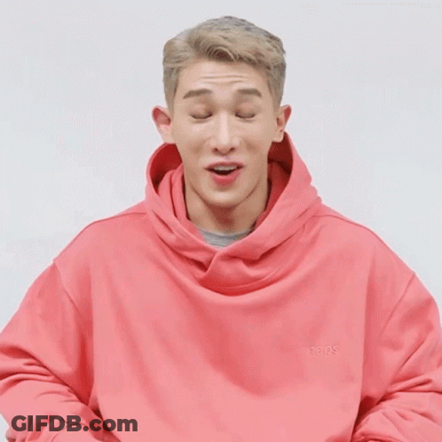 Man In Pink Hoodie With Naps GIF