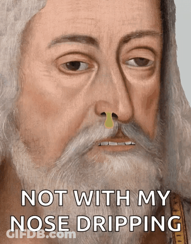 Man In Pink Jacket And Red Tie Holding Paper In Mouth GIF