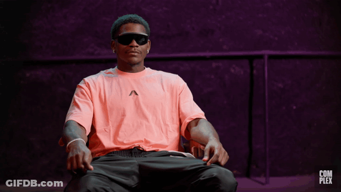 Man In Pink Shirt And Sunglasses GIF