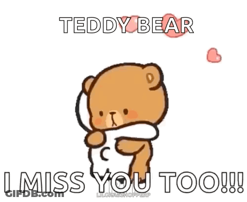 Man In Pink Shirt And Suspenders Says I Miss You Too GIF