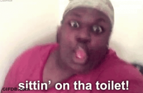 Man In Pink Shirt Blowing Bubble Gum GIF