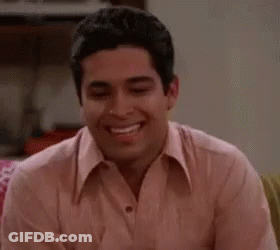 Man In Pink Shirt Crying GIF