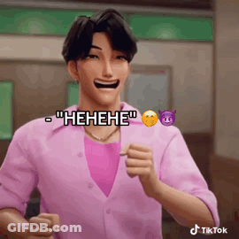 Man In Pink Shirt Laughing And Smiling GIF