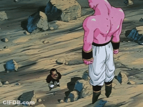 Man In Pink Shirt Next To Smaller Man GIF