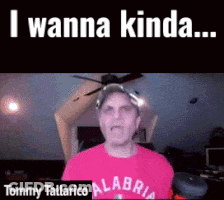 Man In Pink Shirt Saying Alabama GIF
