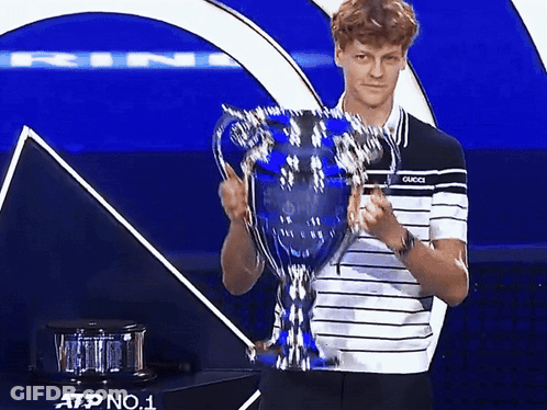 Man In Pink Shirt White Hat Lacoste Tennis GIF