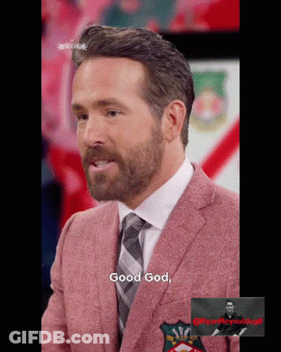 Man In Pink Suit Saying Good God GIF