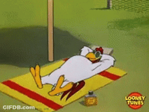 Man In Pink Sunglasses Lying On Towel GIF