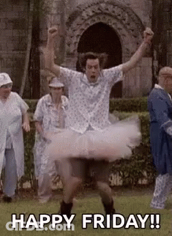 Man In Pink Tutu Dancing In Field GIF