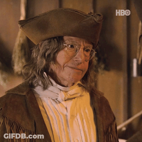 Man In Pirate Hat And Fringed Jacket HBO GIF