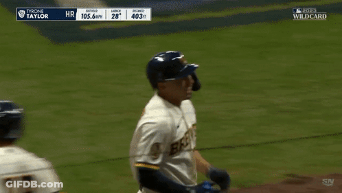 Man In Pirates Jersey Holding Yellow Towel GIF