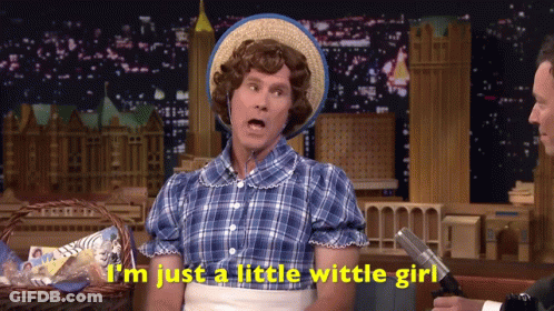 Man In Plaid Dress Says I'm Just A Little Witty Girl GIF