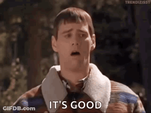 Man In Plaid Jacket Saying It's Good In Woods GIF
