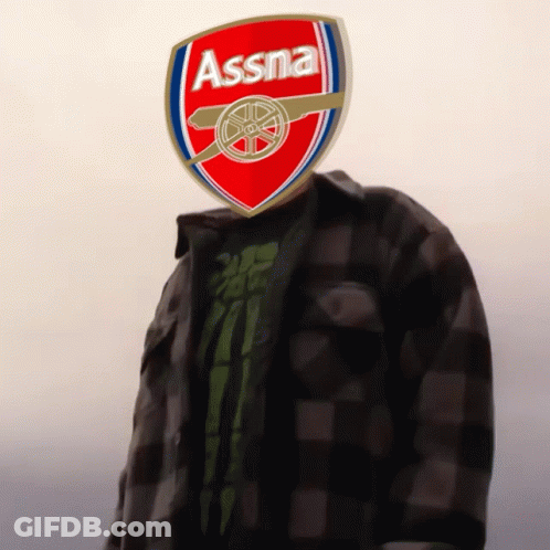 Man In Plaid Jacket With Assna Logo Face GIF