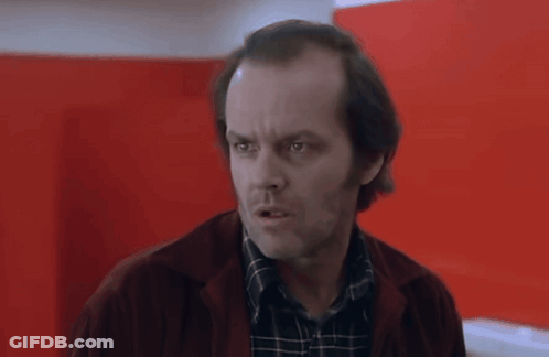 Man In Plaid Shirt And Red Jacket Making Funny Face GIF