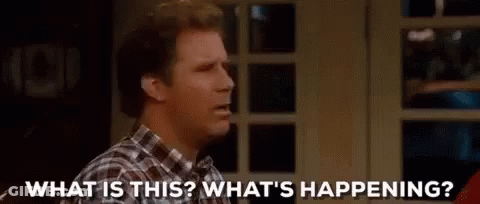 Man In Plaid Shirt Asking What Is This What's Happening GIF