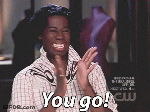 Man In Plaid Shirt Clapping Saying You Go GIF