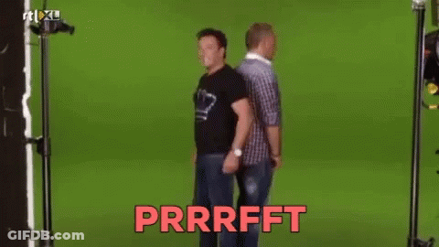 Man In Plaid Shirt Dancing With Prrrfft GIF