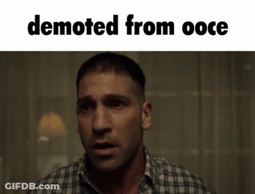 Man In Plaid Shirt Demoted From Ooce GIF