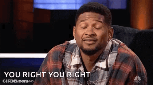 Man In Plaid Shirt Eyes Closed Saying You Right GIF