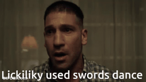 Man In Plaid Shirt Licking Swords GIF
