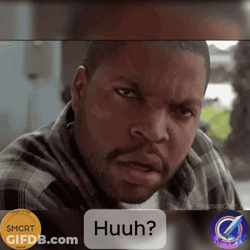 Man In Plaid Shirt Looking At Screen Saying Huuh GIF