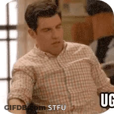 Man In Plaid Shirt Making Face GIF