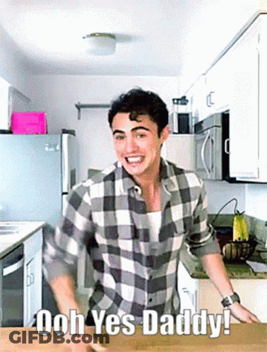 Man In Plaid Shirt Ooh Yes Daddy GIF