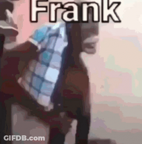 Man In Plaid Shirt Saying Frank GIF